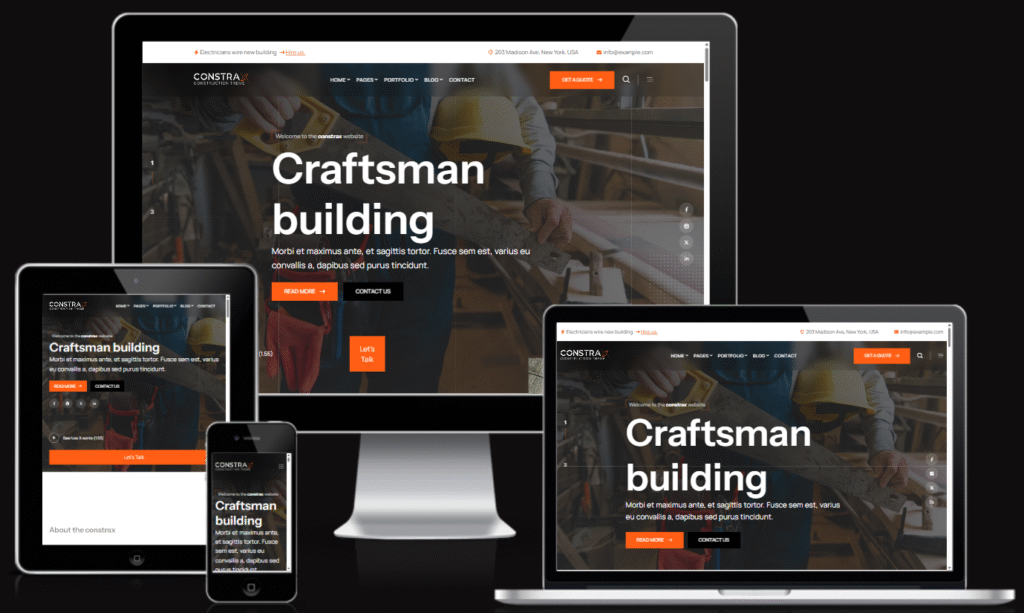 Website Design For Contractor Houston