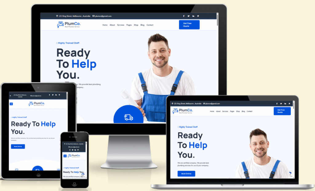 Website Design For Plumbers Houston