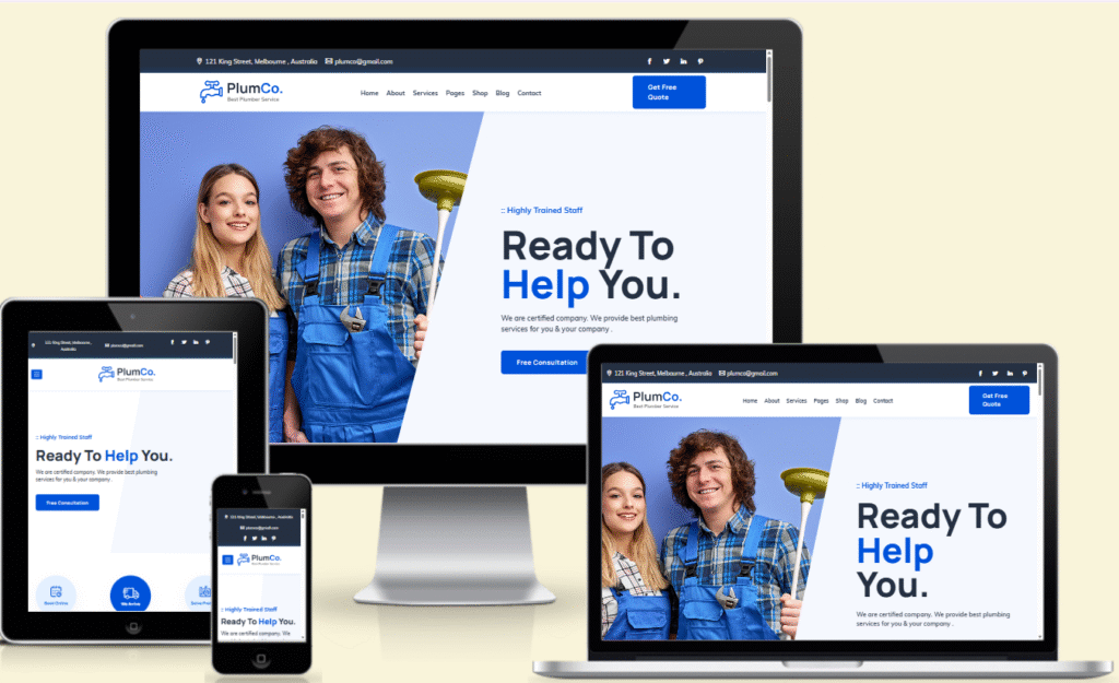 Website Design For Plumbers Houston